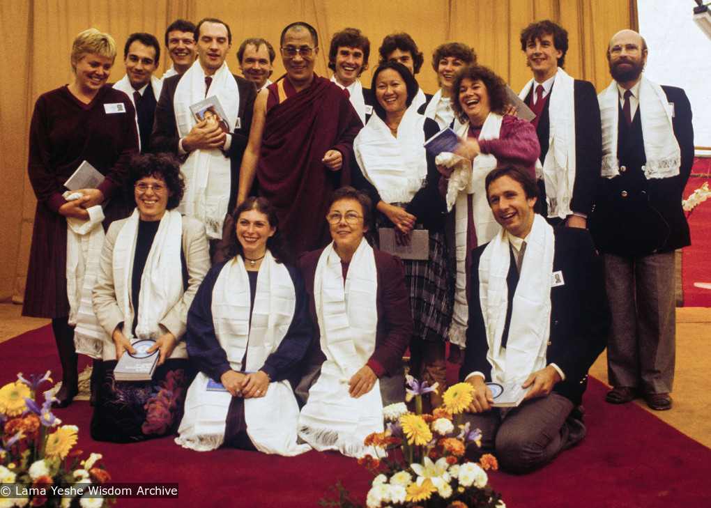 His Holiness with the Vajra Guard, IVY, 1982