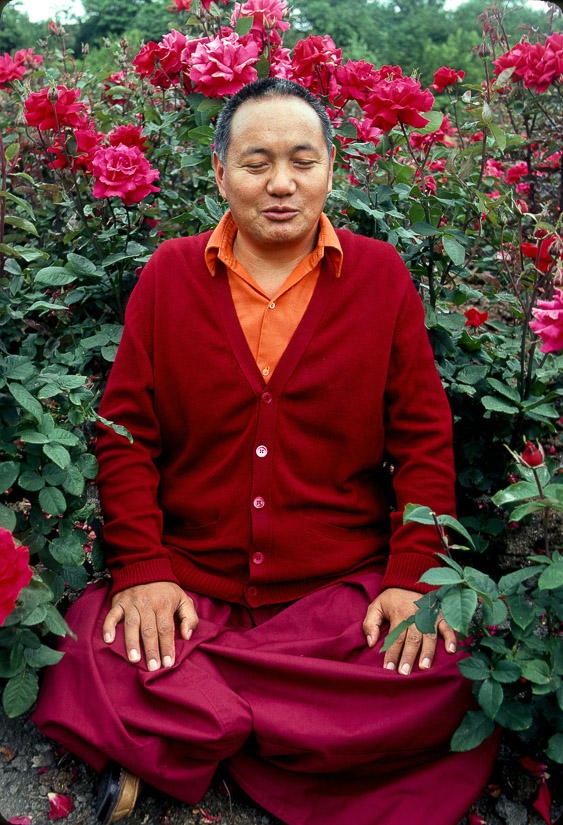 Lama Yeshe in Vancouver, Canada, 1978. Photo: Jon Landaw.
