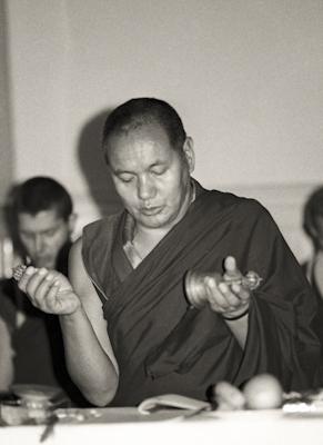 Lama teaching, MI, 1976