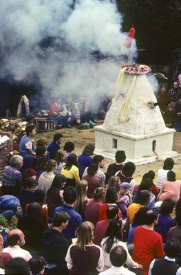 Cremation of Lama Yeshe, 1984