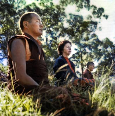 Lama, Beatrice and Rinpoche, 1975