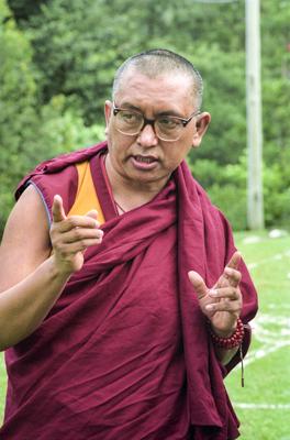 Rinpoche at CIN 1991