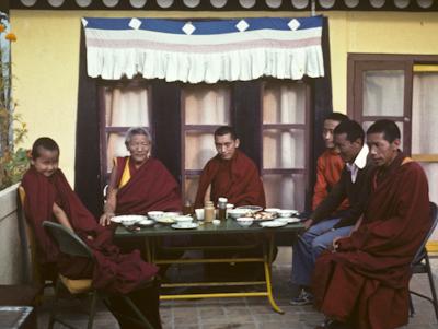 Yangsi Rinpoche, Geshe&nbsp;Legdon and Lama Zopa, 1976