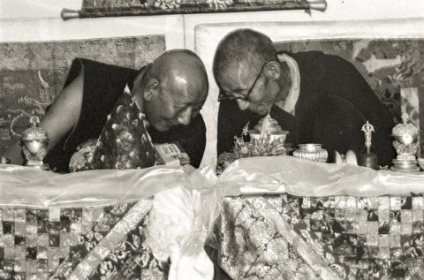 HH Ling and HH Trijang, 1975