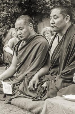 Lama and Geshe Tegchok, MI, 1979