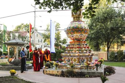 Rinpoche Blessing the Kalachakra Stupa, 2010