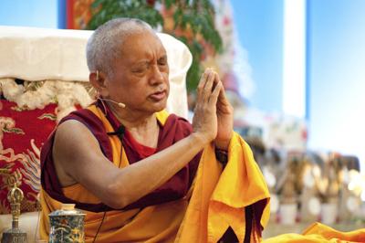 Rinpoche at Maitripa College