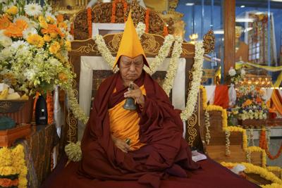 Rinpoche at Sera Je 2013-2014