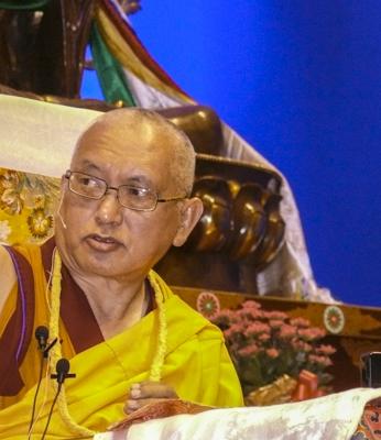 Lama Zopa Rinpoche, Deer Park 2008. Photo: Kalleen Mortensen.