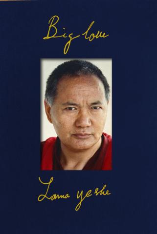 Book cover of volume 2 of the biography Big Love: The Life and Teachings of Lama Yeshe, featuring a portrait of Lama.