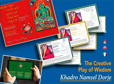 Cover image of The Creative Play of Wisdom by Khadro Namsel Dorje.