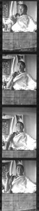Series of four images of Lama Yeshe in 1978.