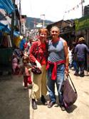 Nick Ribush and Wendy Cook in Dharamsala, India, 2005.