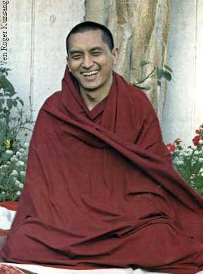 Rinpoche at Shantiniketan, 1979