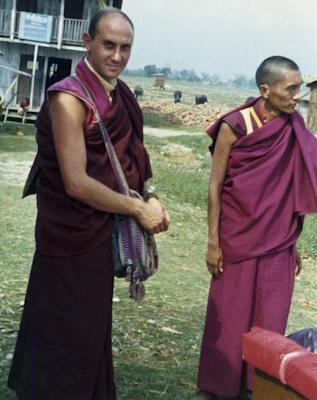 Nick and Rinpoche, 1975