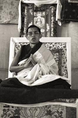Rinpoche teaching, 1976