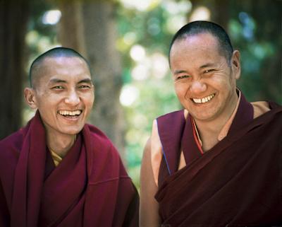 Rinpoche and Lama, Lake Arrowhead, 1975