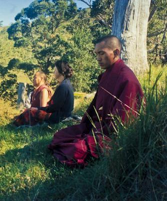 Lama, Beatrice and Rinpoche, 1975