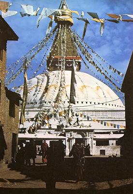 Boudhanath Stupa  in the 1960s