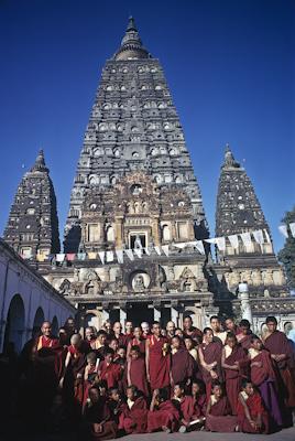 MEC students in Bodhgaya, India, 1974