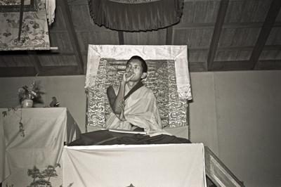 Rinpoche teaching, 1975