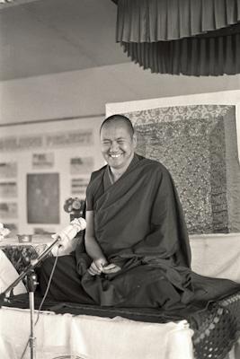 Lama teaching, CIN, 1976