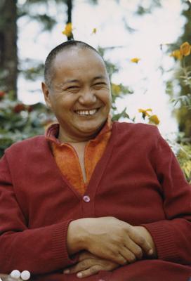 Lama at Tushita, Dharamsala,1979