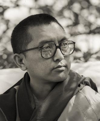 Rinpoche at Manjushri London, 1983