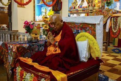 Rinpoche at Sera Je 2013-2014