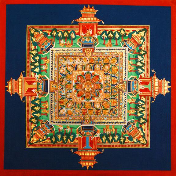 Medicine Buddha mandala. Photo courtesy of FPMT.