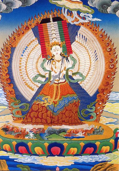 White Umbrella Deity (Arya Sitatapatra). Photo courtesy of FPMT.