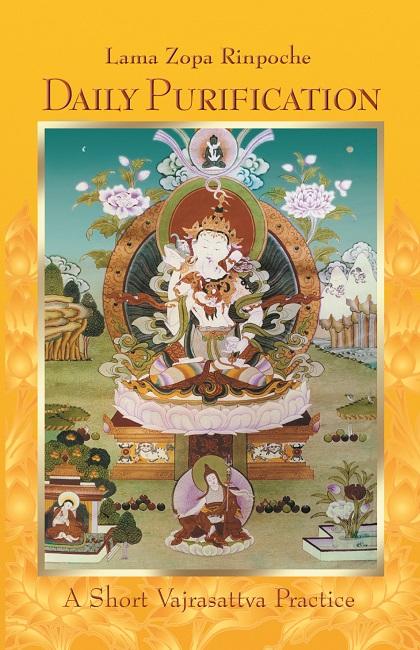 Book cover of Daily Purification: A Short Vajrasattva Practice, by Kyabje Lama Zopa Rinpoche.