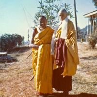 Lama Yeshe and Anila Ann, 1970