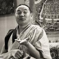 Lama teaching, Yucca Valley, 1977