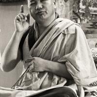 Lama teaching, Yucca Valley, 1977