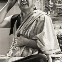 Lama teaching, Yucca Valley, 1977