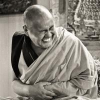 Lama teaching, Yucca Valley, 1977