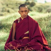 Rinpoche in meditation, 1975.