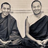 Rinpoche and Lama, New Zealand, 1975