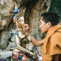 Rinpoche painting Tara, 1976
