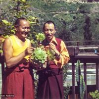 Lama and Gyatrul Rinpoche, California, 1978