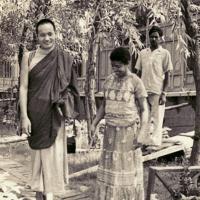 Lama Yeshe on holiday with Max Mathews, 1970