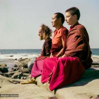 Lama,Yeshe Khadro and Chamba Lane, Australia, 1974