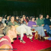 Audience at Lama Yeshe talk, 1975
