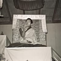 Rinpoche teaching, 1975