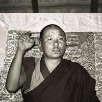 Lama teaching, 1975
