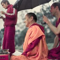 Fire puja at CIN, 1976
