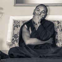 Lama teaching at MI, 1979