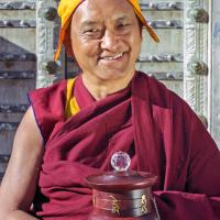 Photo Shoot with Rinpoche, Taos 1999