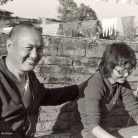 Lama and Tsen-la, Kopan, 1978